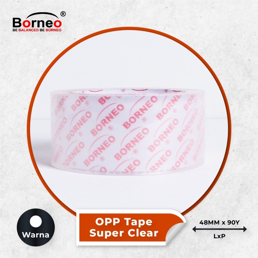 

TBMO OPP TAPE SUPER CLEAR BORNEO 48MM