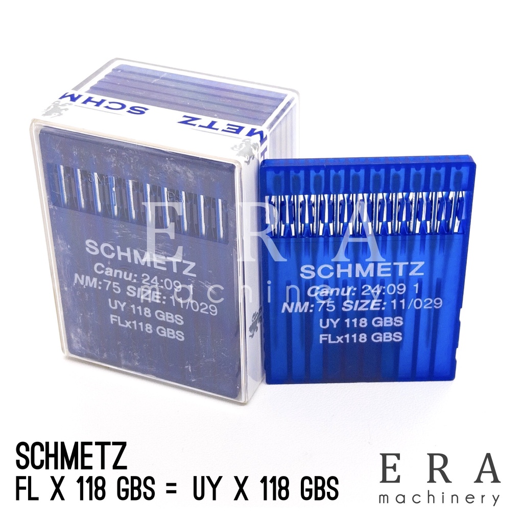 Jarum Jahit FLx118GBS UYx118GBS Schmetz Needles Jerman Oderampo Flatseam FLx118B FL UY x 118 GBS 4N6