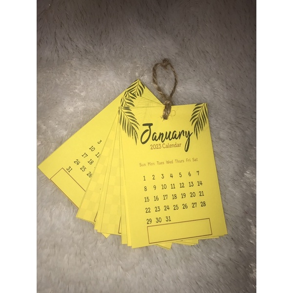 

Kalender mini gantung