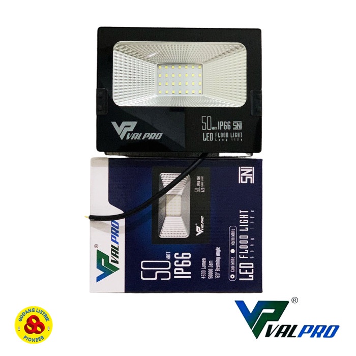 Led Flood Light 50W Putih Lampu Floodlight Sorot 50 Watt Outdoor Ip66