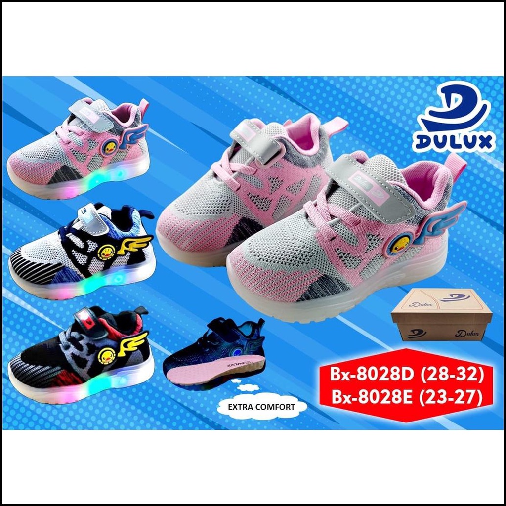 Sepatu Anak Bayi Balita Led Unisex Karakter Baby Duck Original Dulux B