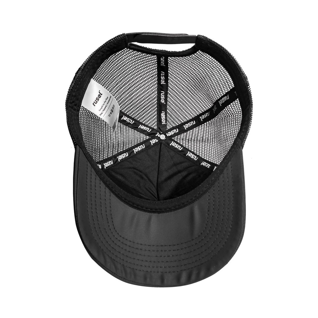 RUSEL CO I Caps Alexy  I Black On Black I Topi Pria l Topi Trucker