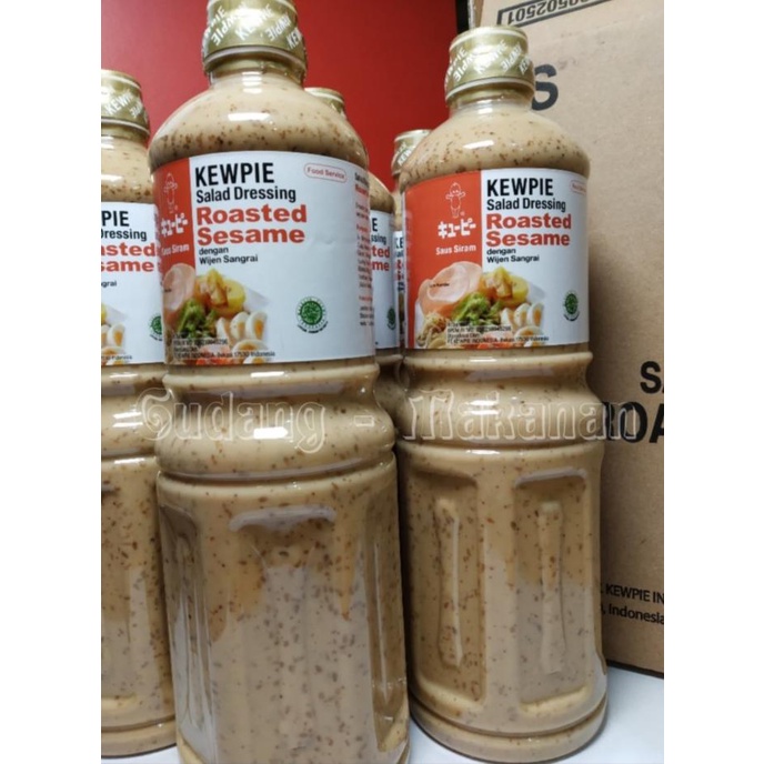 

Kewpie Salad Dressing Roasted Sesame 1 Liter / Saus Wijen