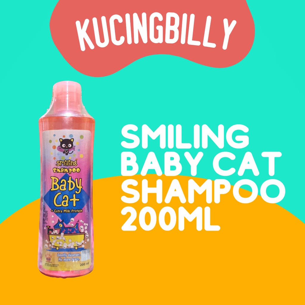 Shampoo Kucing - Smiling Baby Cat 200ml