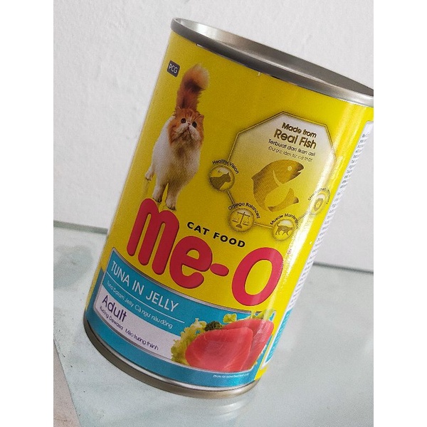 Meo Kaleng Tuna In Jelly 400gr Makanan Basah Kucing