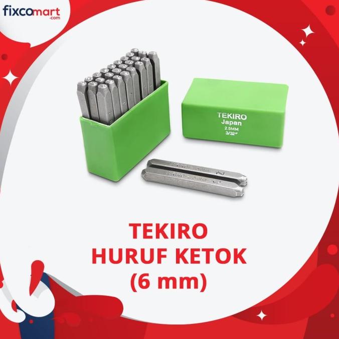 Letter Punch 6 mm / Ketok Huruf / Huruf Ketok fixco Juara
