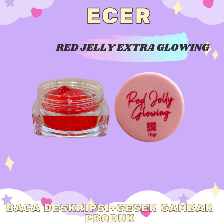 ぁ RED JELLY SUPER GLOWING/JELLY GLOWING/CREAM PEMUTIH WAJAH/SKINCARE/PEMUTIH WAJAH ⇷