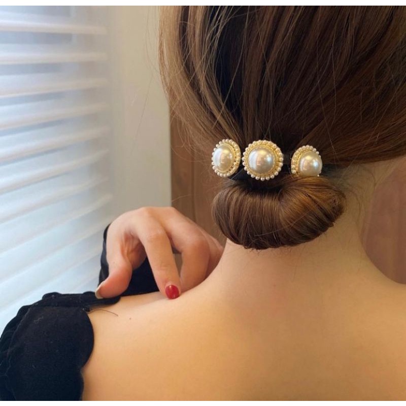 (8 MODEL) IKAT RAMBUT KAWAT SANGGUL KOREA STYLE CANTIK DAN PRAKTIS  HAIR BUN TIE JEPIT KOREA FASHION JEPITAN RAMBUT SANGGUL