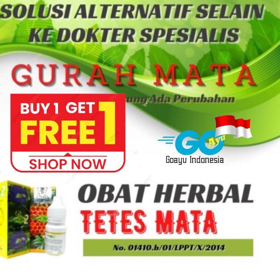 TETES GURAH MATA HERBAL No.1 / GURAH MATA / TETES GURAH / TETES MATA / / SYIFA MATA [SKK.10De22ν]
