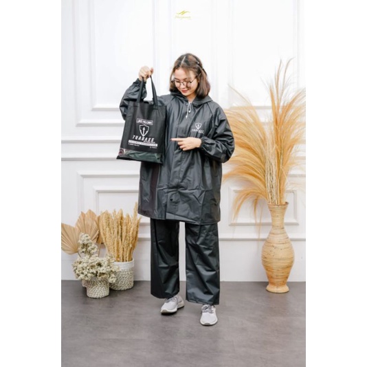 jas hujan/jaket hujan/Mantol/raincoat trabass bahan pvc