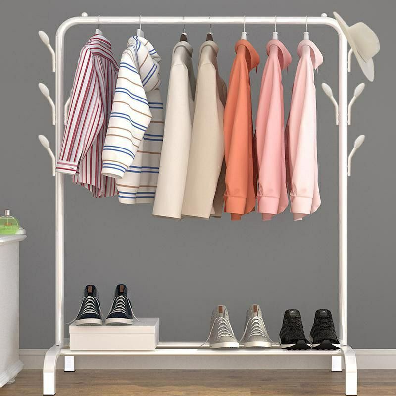 KD1 Rak Big Stand Hanger / Rak Gantung Serbaguna Multifungsi / Rak Penyimpanan sepatu / Rak Gantungan Baju Besar / Rak Gantung Celana Tas Stand Besi Hanger / Jemuran Pakaian Besar / Rak Gawang Gantungan Baju Topi