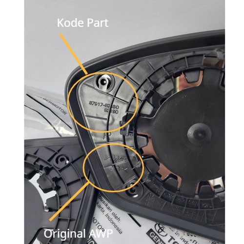 Kaca Spion Rush Terios Avanza Veloz Xenia Agya AYLA Raize Rocky Original COD 2018 2019 2020 2021 2022