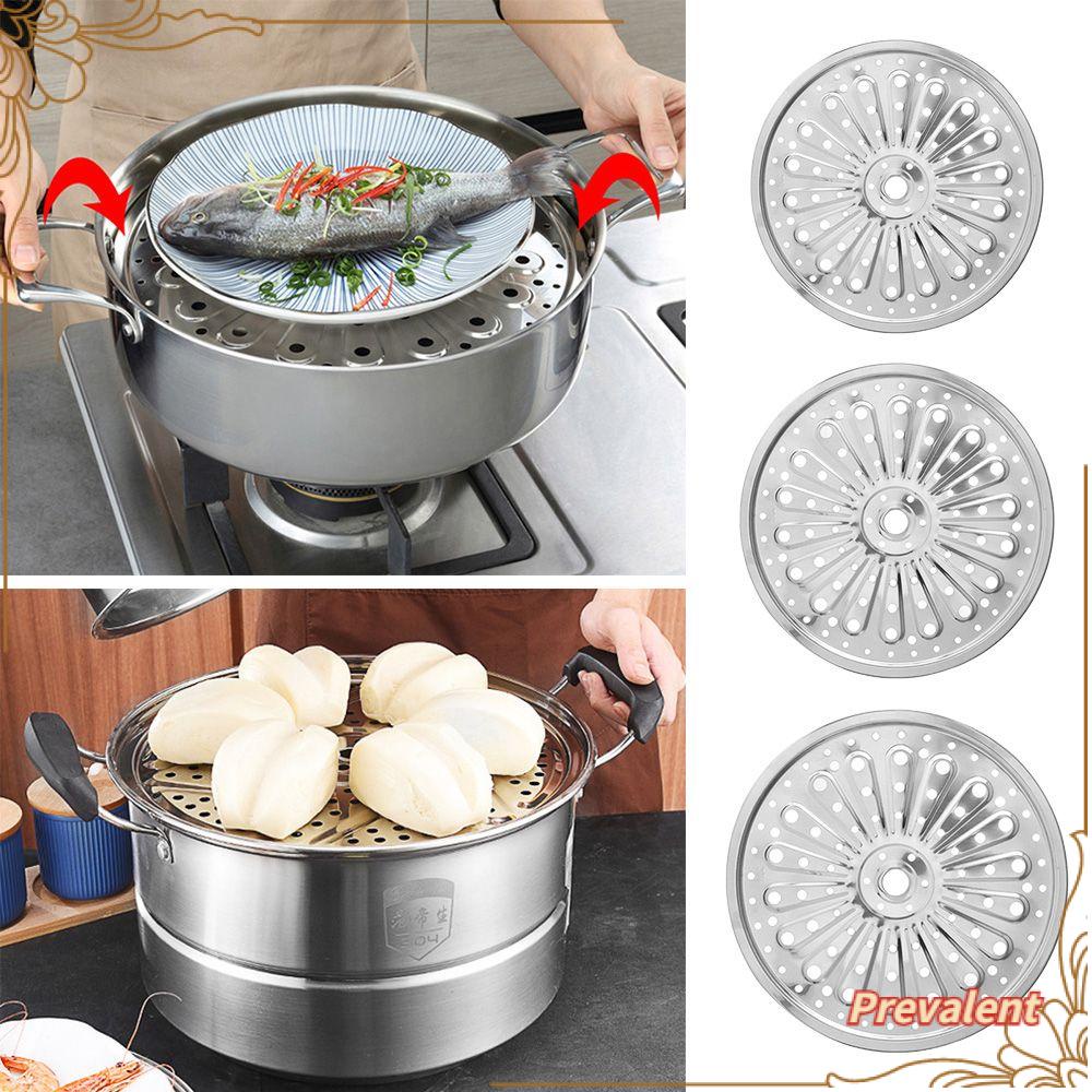 Preva Steamer Rak New304 Nampan Stainless Steel Stand Pot Kukusan
