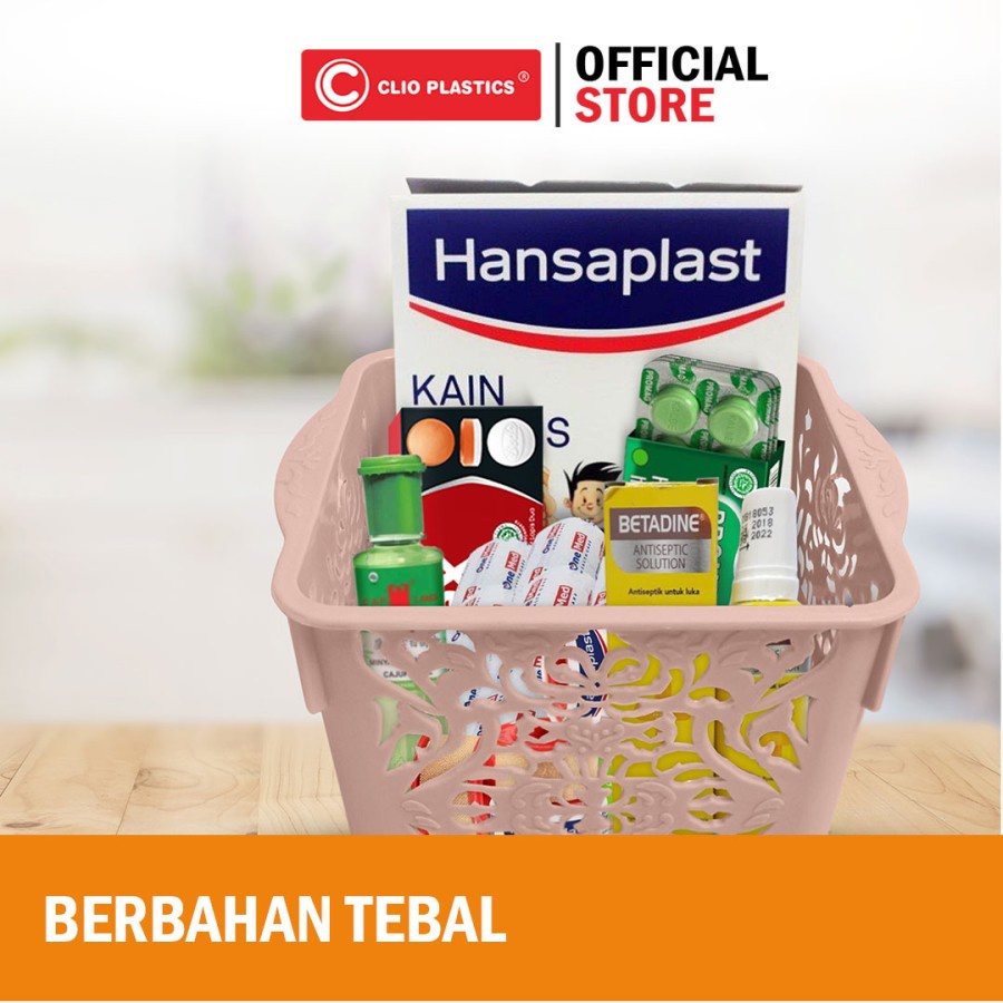 Storage Basket / Tempat Keranjang Plastik Serbaguna - Quattro 8360
