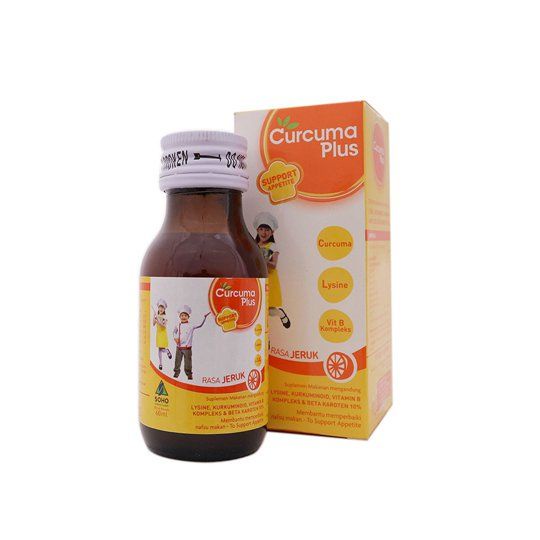 CURCUMA PLUS SUPPORT APPETITE SIRUP 60 ML RASA ORANGE