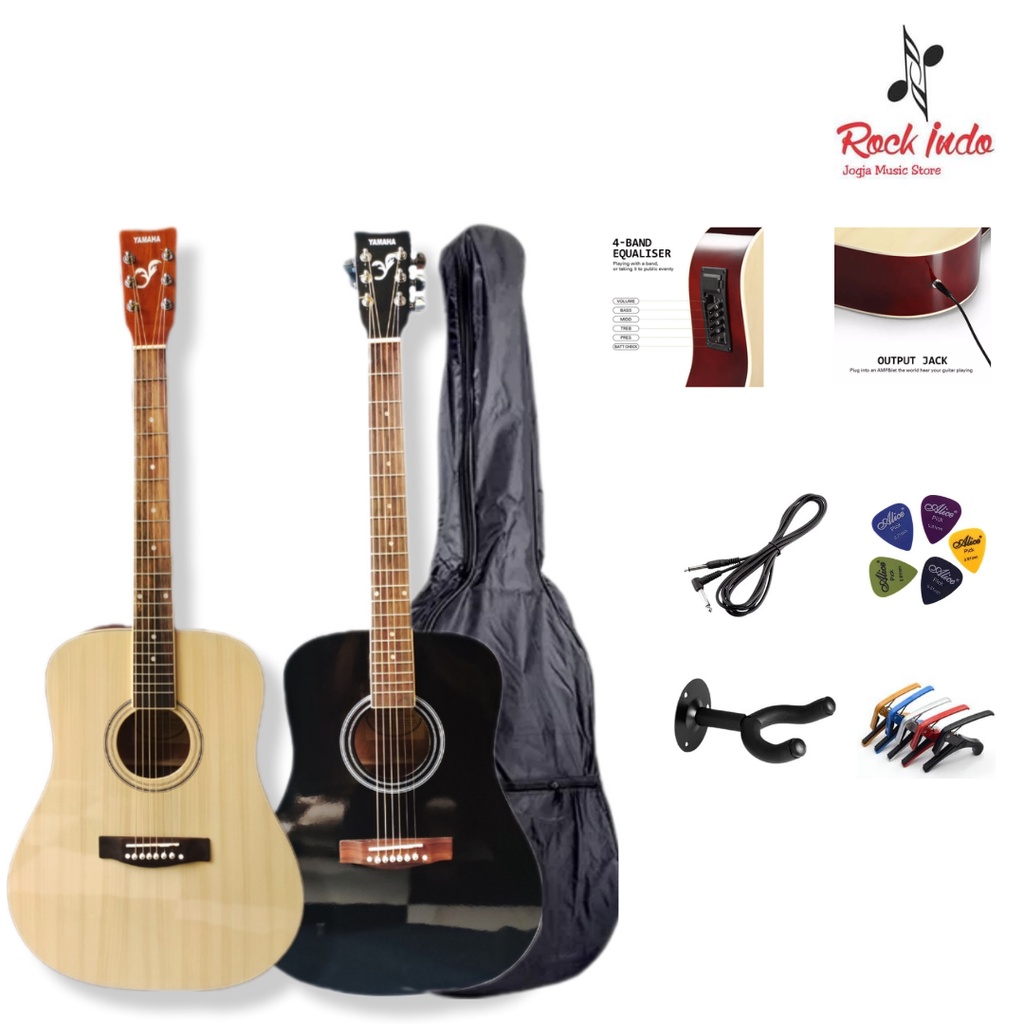 Gitar Akustik Elektrik Yamaha F310 Custom / Gitar Pemula / Gitar Senar String