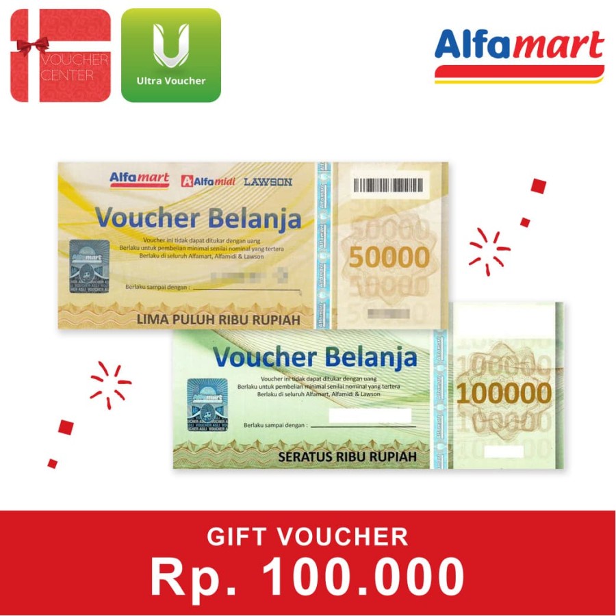 Voucher Alfamart Rp 100.000