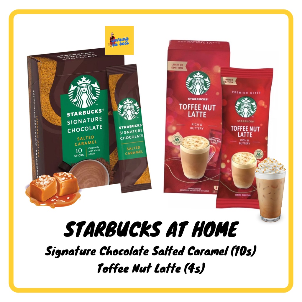 Jual Starbucks At Home Starbucks Toffee Nut Latte Sachet Starbucks