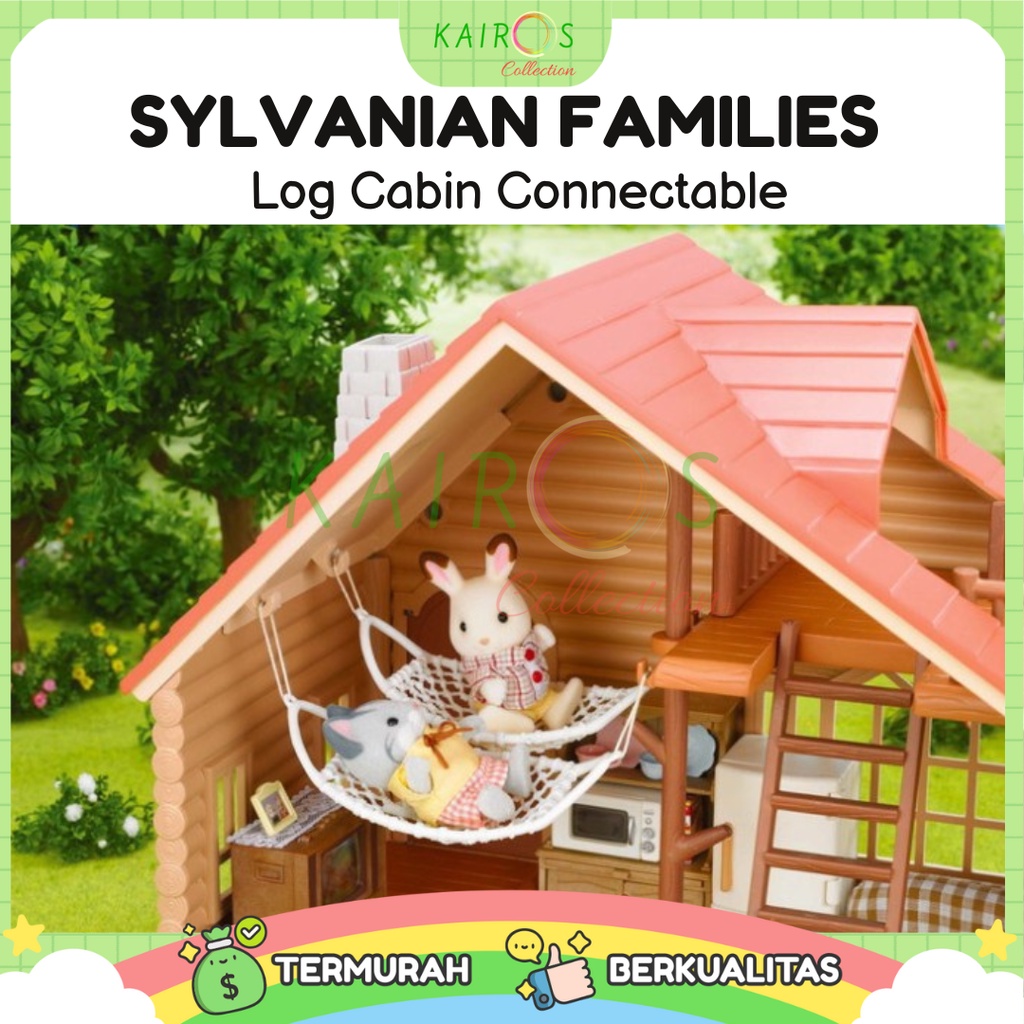 Sylvanian Families Log Cabin Connectable