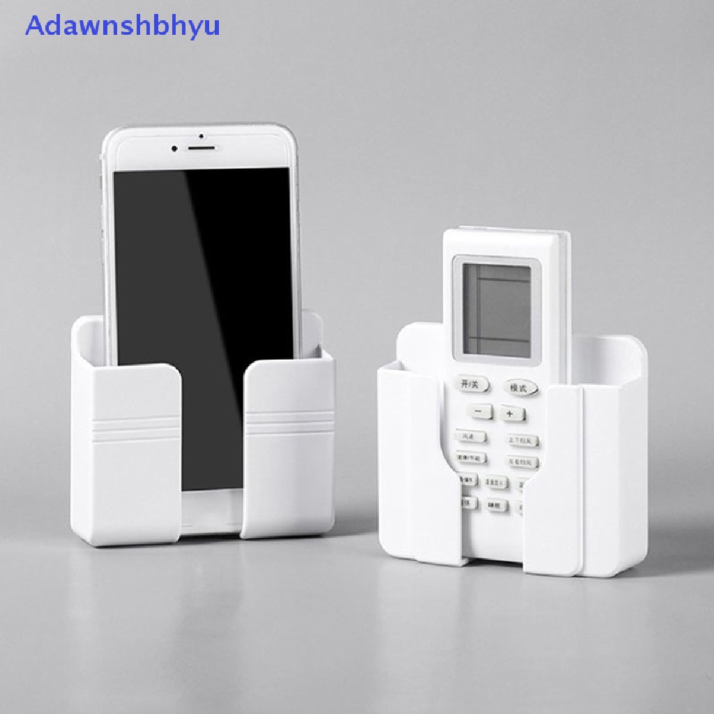 Adhyu Kotak Penyimpanan Yang Dipasang Di Dinding Remote Control Case Phone Plug Charging Holder Rack New ID