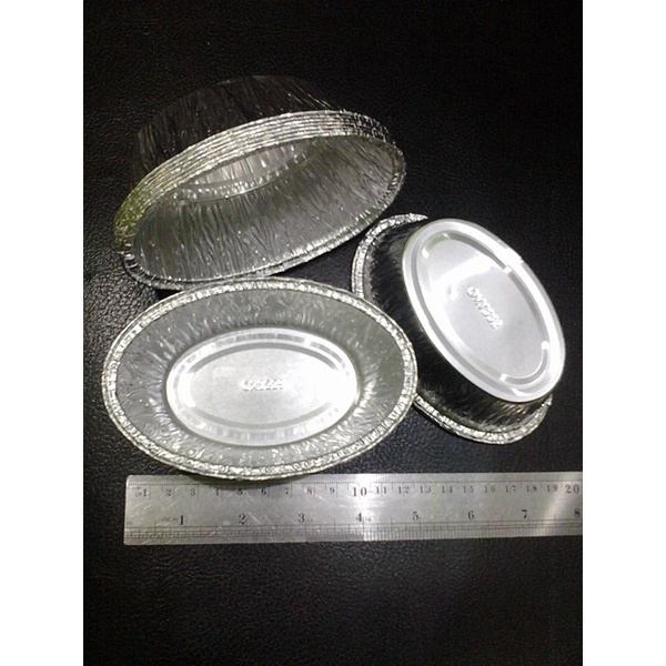 wadah cup almunium foil oval brownies macaroni panggang kukus oven