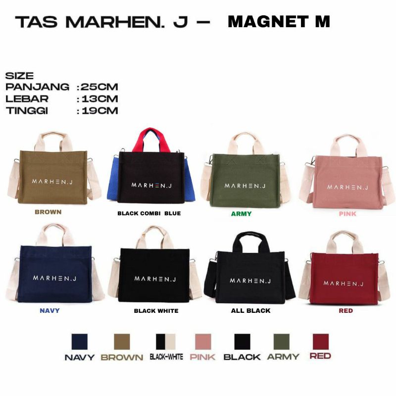 TAS WANITA HANDBAG SELEMPANG MH J RICO MAGNET