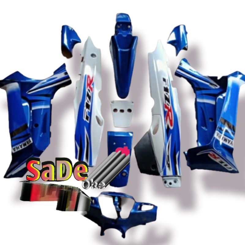 cover body bodi full set fiz r fizr halus biru putih