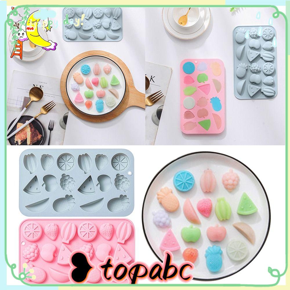 Top Alat Baking Tema Buah Cetakan Mousse Cetakan Sabun Loyang 16rongga