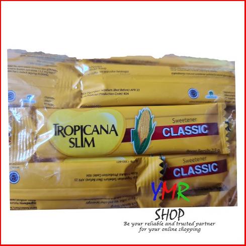 

[KODE PRODUK YKMYD7040] Gula Tropicana Slim Classic Stick Sweetener 100 Sachet