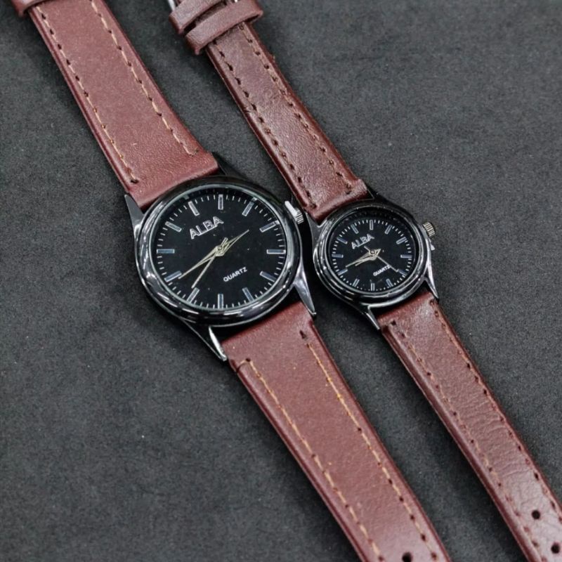 JAM TANGAN CEWEK TALI KULIT // JAM KULIT CEWEK TERMURAH