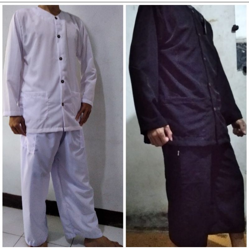 BAJU PANGSI HITAM SILAT TRADISIONAL SUNDA M LXL XXL