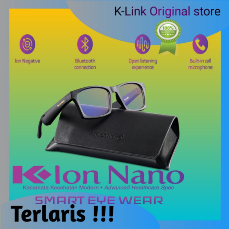 Kaca mata K-ion Nano All Series | Kaca mata kesehatan Original K Link