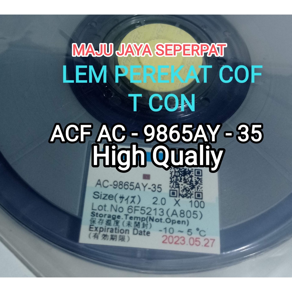 Terbaru / Acf AC-9865AY Lem Acf bonding Lem LCD Perekat lcd dan Cof Lem cof