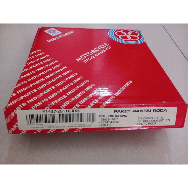 Gear set Rx king Indopart ORIGINAL