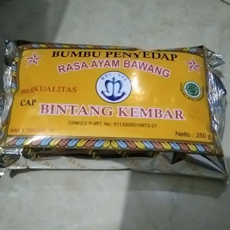 

Top Sale Atom bintang kembar rasa ayam bawang 250 gram