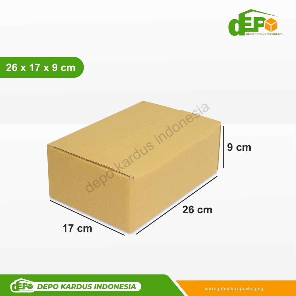 

Depo Box 26x17x9 cm (GENS) kardus/normal/Karton/hampers/skincare