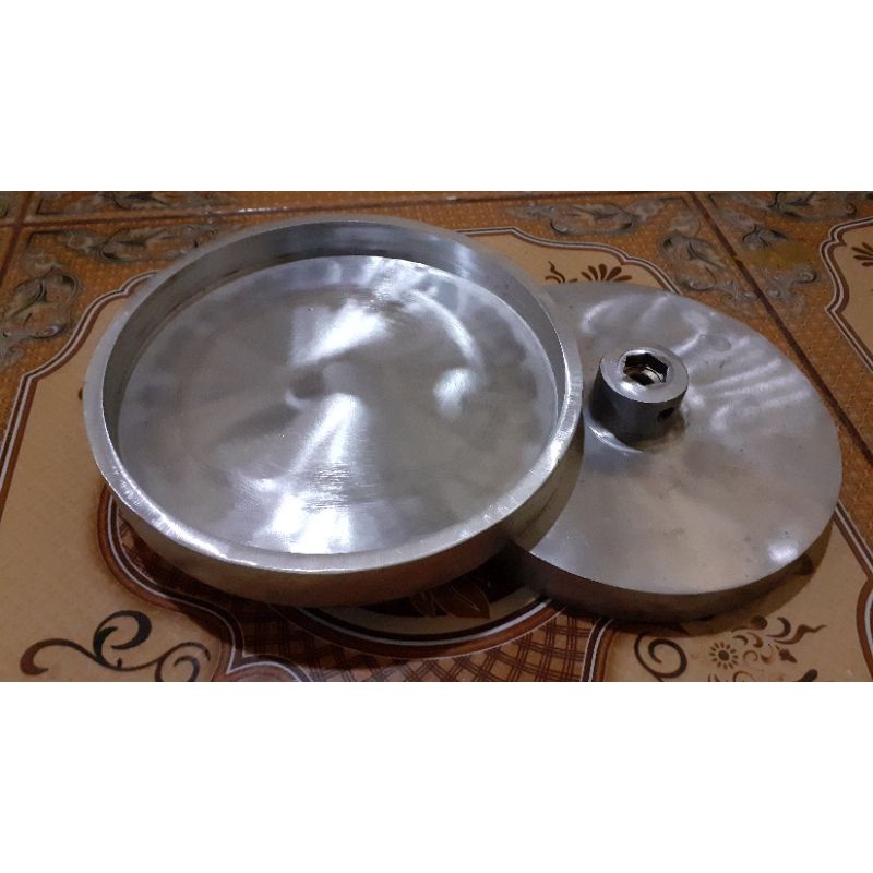 wajan leker alumunium / baja 16mm. loyang leker