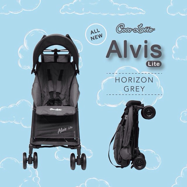 Cocolatte Stroller New Alvis Lite CL - KS85ML / Stroller Cocolatte Cabin Size