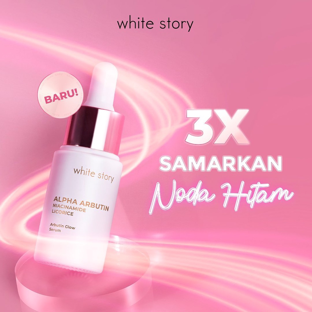 White story arbutin glow serum 20ml