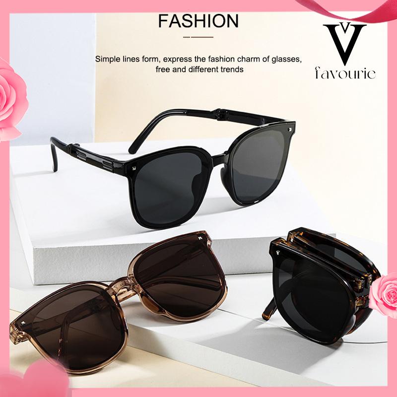 CODKacamata Hitam Tabir Surya 2022 Anti Ultraviolet Model Lipat Untuk Pria Dan Wanita Mengemudi-FA