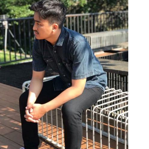 COD✔️kemeja jeans jumbo xxl,xxxl,xxxxl lengan pendek pria|RA9