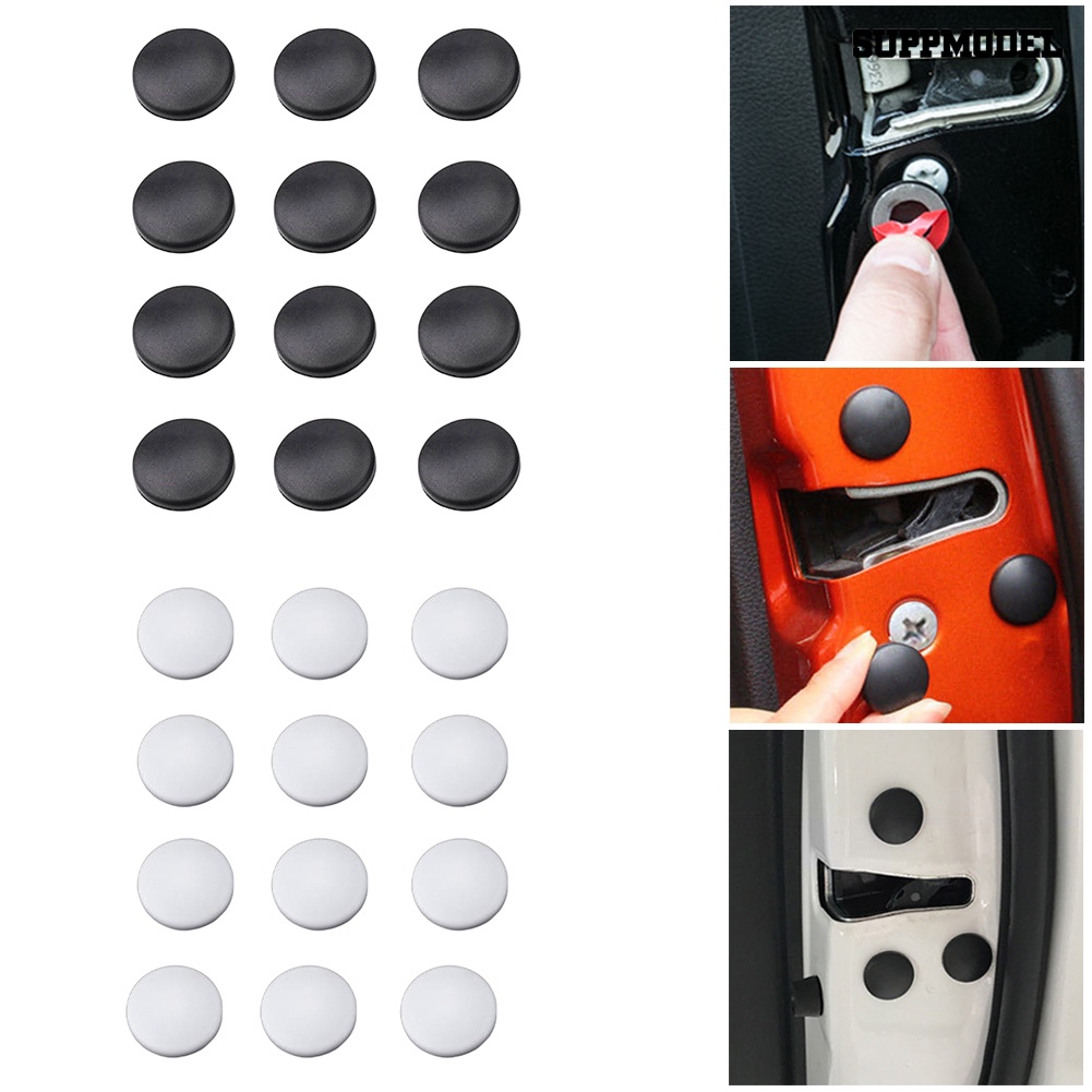 [Auto] 12pcs Sekrup Kunci Pintu Lis Interior Mobil Universal Anti Karat Pelindung Cover Caps