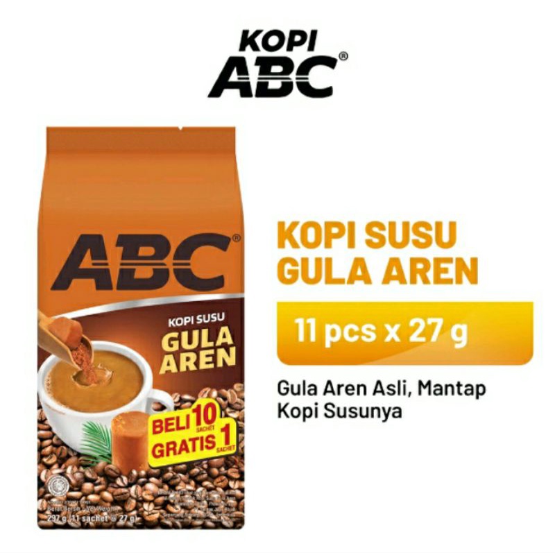 

Kopi ABC Susu Gula Aren 11 x 27g (1 pack)