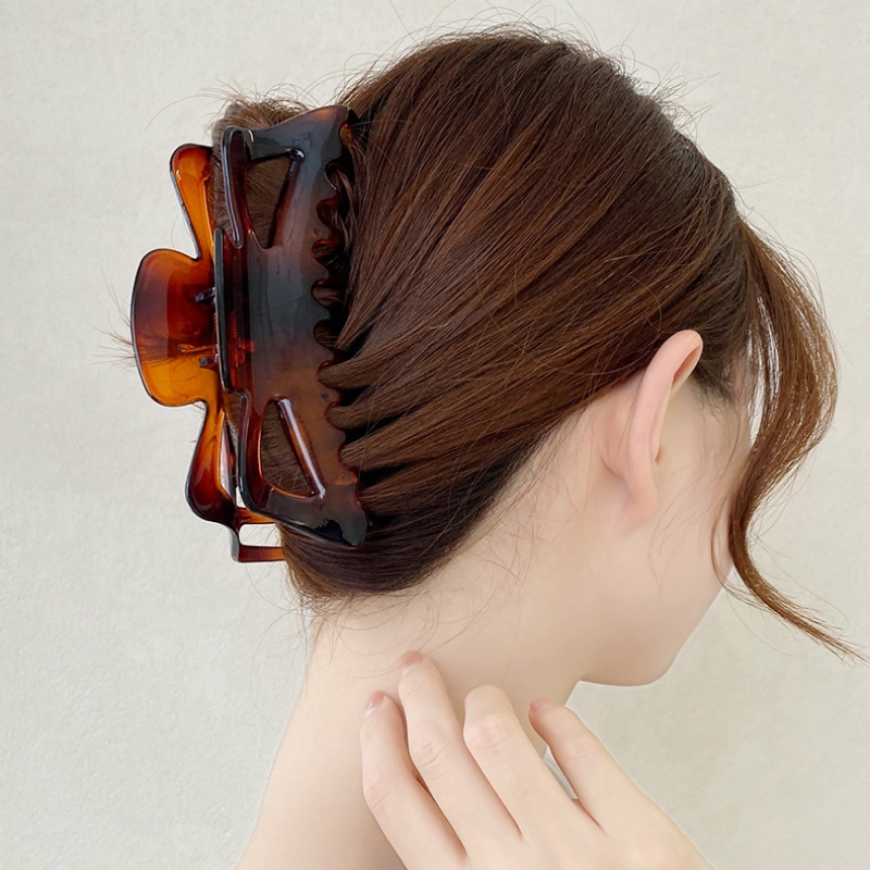 Ukuran Besar Jepit Rambut Fashion Desain Sederhana Cocok Untuk Wanita hairpin Akrilik Aksesoris Rambut