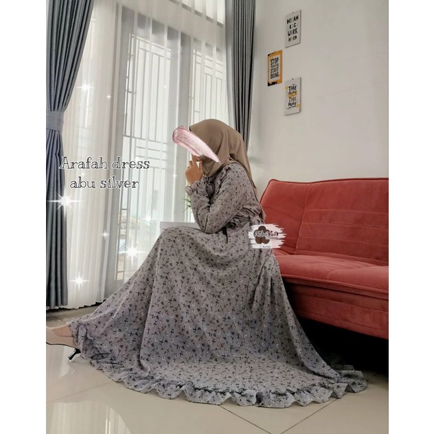 Jual Arafah Maxy ceruty BABYDOLL PREMIUM SYARI / GAMIS CERUTY ATHATA