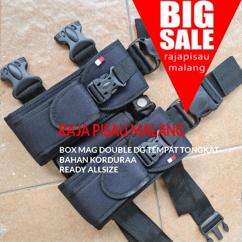 Box tempat Magazine Tentara TNI Box Magazen Hitam Tas Magazen