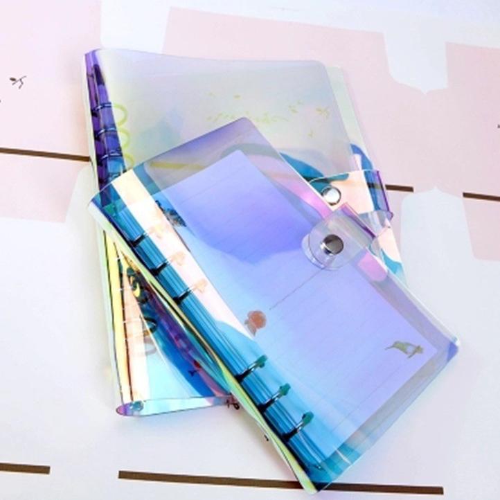 

BISA COD SOFT COVER PLASTIC BINDER A6 - 6 RING - TRANSPARENT LASER