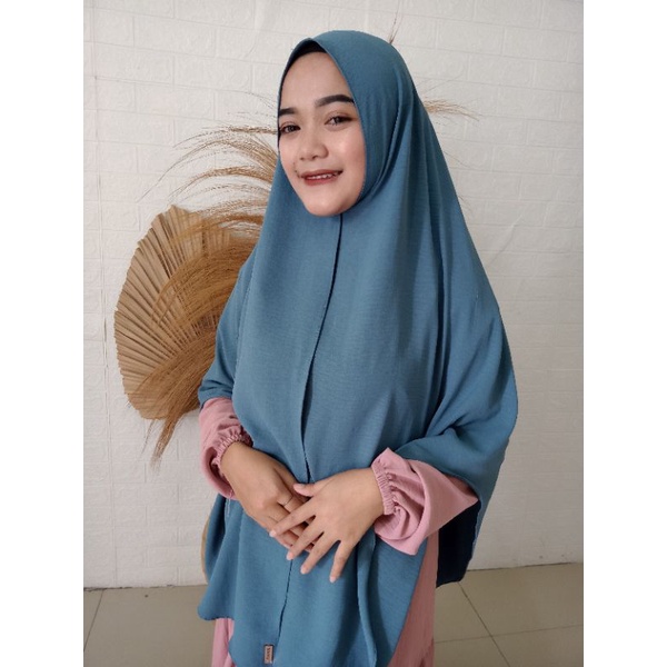 pashmina oval syar'i pashmina curve crinkle jumbo