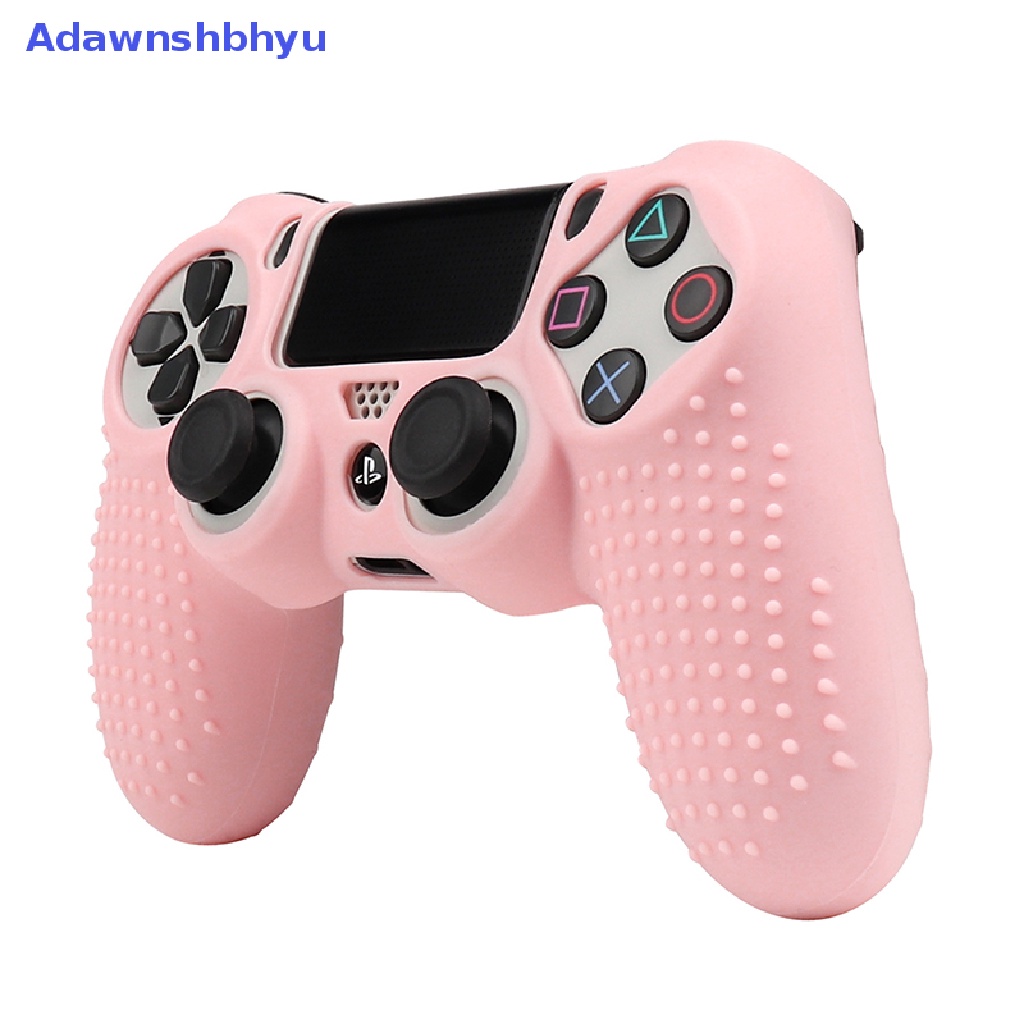 Adhyu Baru Merah Muda Lembut Silikon Pelindung Case Untuk PS4 Controller Kulit Gamepad Case Cover Video Game Aksesoris Untuk PS4 Joy Cases ID