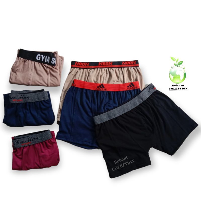 Celana dalam pria boxer termurah 6 pcs